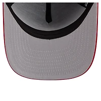 Men's New Era Royal/Red Texas Rangers Arched A-Frame 9FIFTY Adjustable Hat