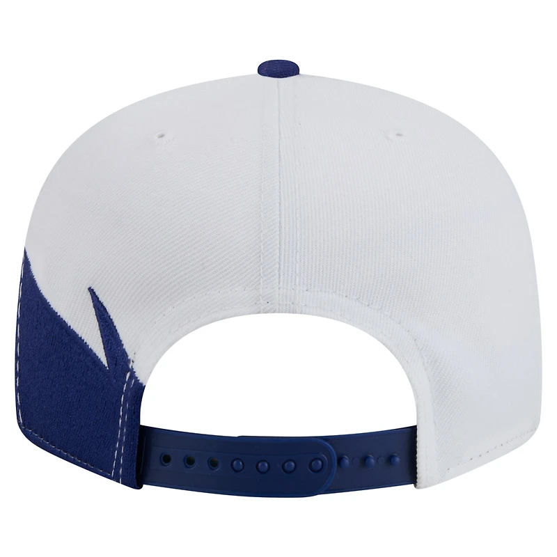 Casquette à visière rabattable Texas Rangers 9FIFTY de New Era pour homme, bleu royal/blanc