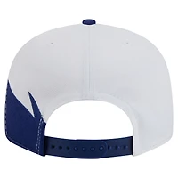 Casquette à visière rabattable Texas Rangers 9FIFTY de New Era pour homme, bleu royal/blanc