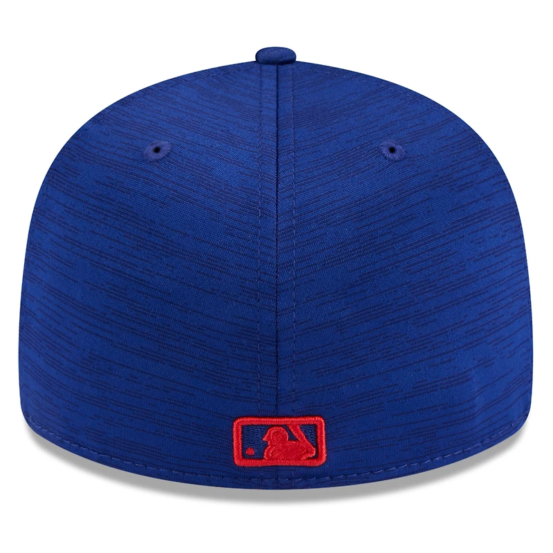 Men's New Era  Royal Texas Rangers 2024 Clubhouse Low Profile 59FIFTY Fitted Hat