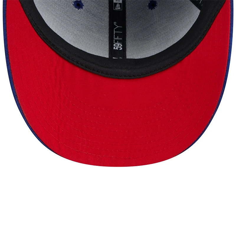 Men's New Era  Royal Texas Rangers 2024 Clubhouse Low Profile 59FIFTY Fitted Hat