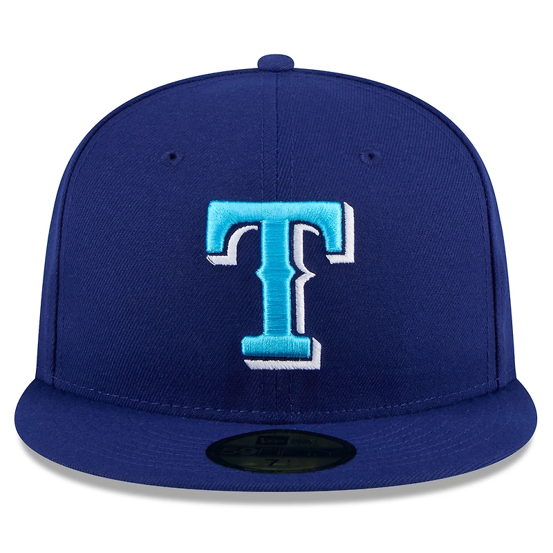 Casquette ajustée 59FIFTY pour la fête des pères Royal Texas Rangers 2024 New Era homme