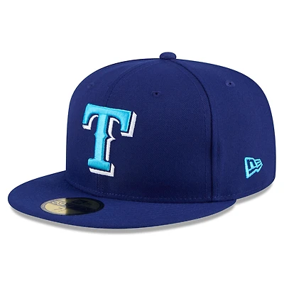 Casquette ajustée 59FIFTY pour la fête des pères Royal Texas Rangers 2024 New Era homme