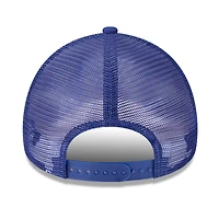 Casquette camionneur ajustable 9FORTY New Era Royal Texas Rangers 2025 Big League Chew pour homme