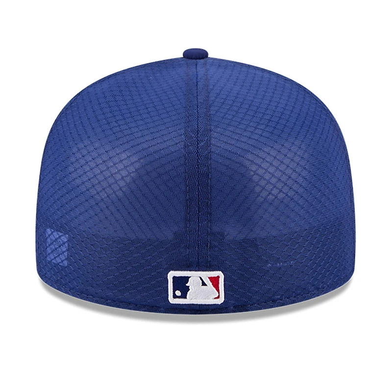 Casquette ajustée New Era Royal Texas Rangers 2026 pour homme, modèle 59FIFTY.