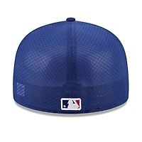 Casquette ajustée New Era Royal Texas Rangers 2026 pour homme, modèle 59FIFTY.