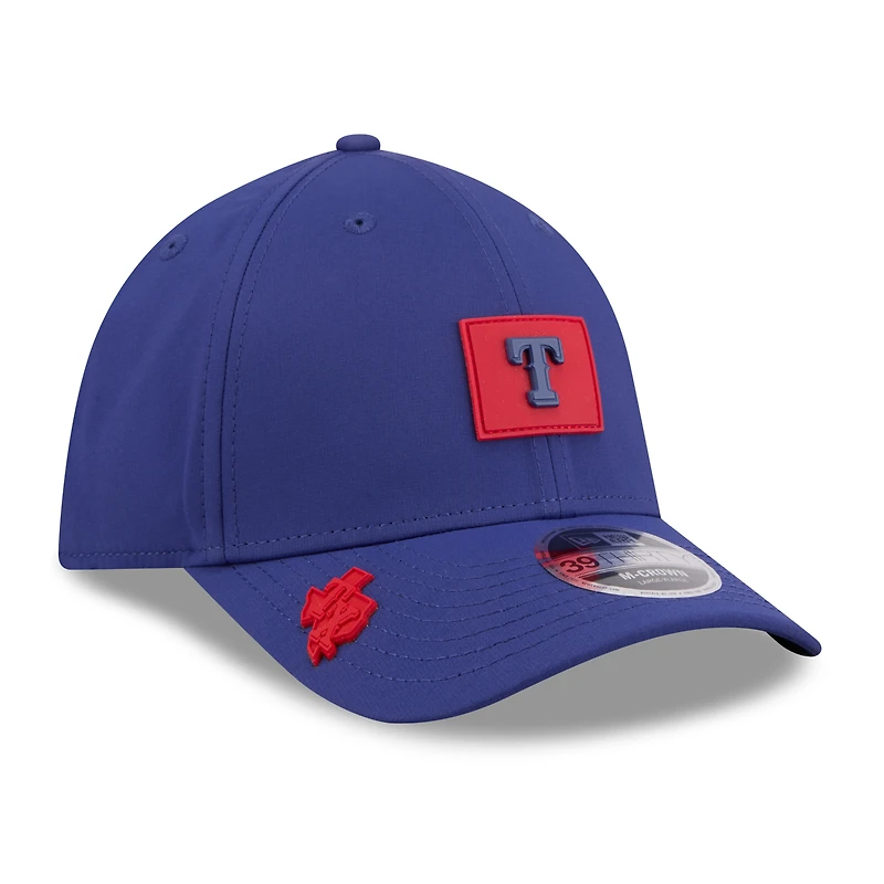 Men's New Era Royal Texas Rangers 2026 Clubhouse M-Crown 39THIRTY Flex Hat