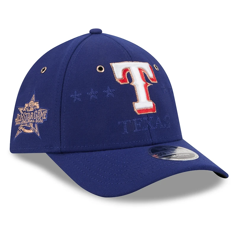Casquette New Era Royal Texas Rangers 2026 MLB All-Star Game 39THIRTY Flex pour homme
