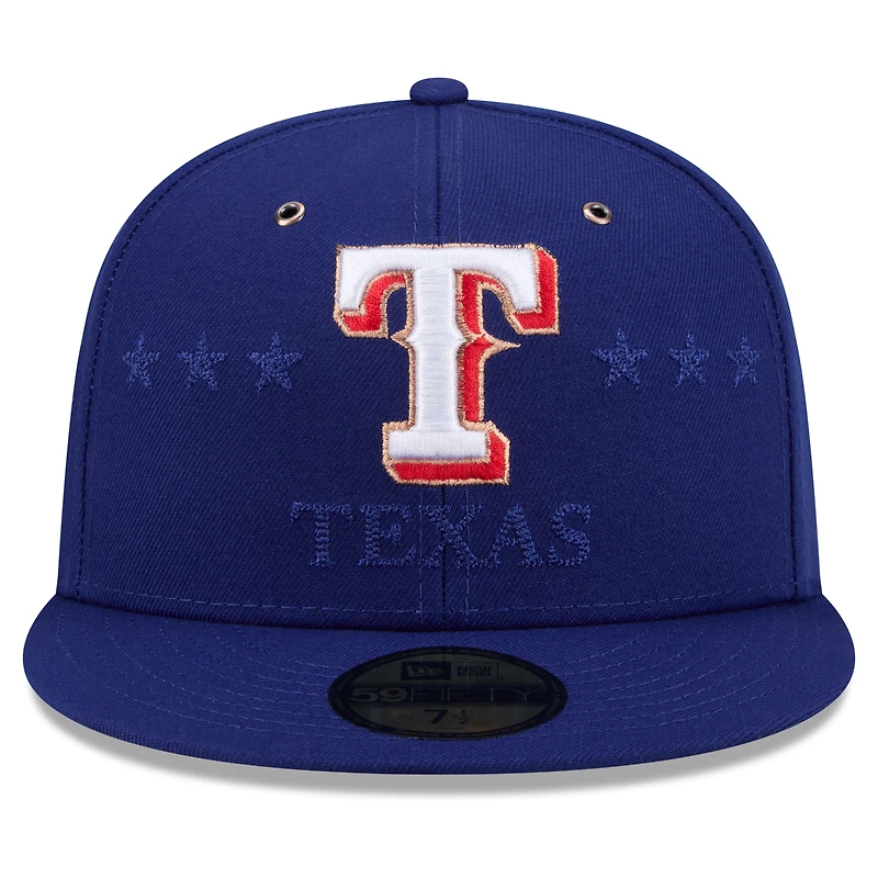 Casquette ajustée New Era Royal Texas Rangers 2026 MLB All-Star Game 59FIFTY pour homme
