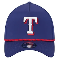 Casquette perforée A-Frame Flex 39THIRTY Royal Texas Rangers de New Era pour homme