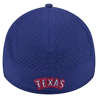 Men's New Era  Royal Texas Rangers 39THIRTY A-Frame Perforated Flex Hat