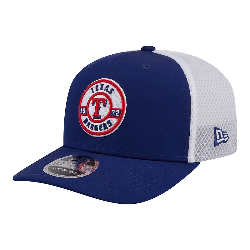 Men's New Era Royal Texas Rangers Active 9SEVENTY Adjustable Trucker Hat