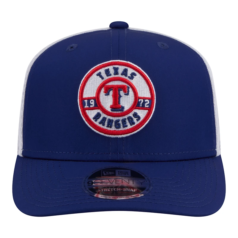 Men's New Era  Royal Texas Rangers Active 9SEVENTY Adjustable Trucker Hat
