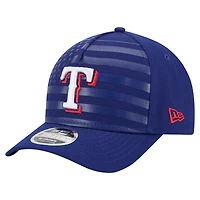 Casquette ajustable New Era Royal Texas Rangers 9FORTY M-Crown A-Frame pour homme