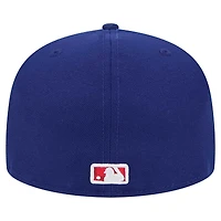 Casquette ajustée 59FIFTY à carreaux pour homme New Era Royal Texas Rangers