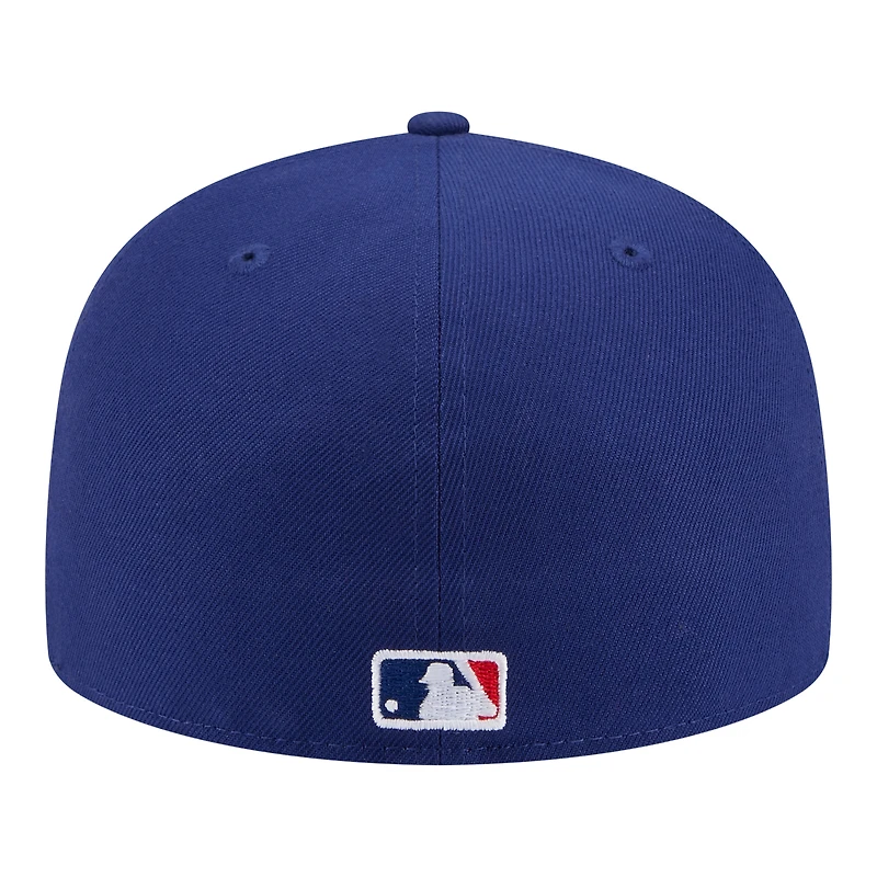 Men's New Era Royal Texas Rangers City Patch 59FIFTY Fitted Hat