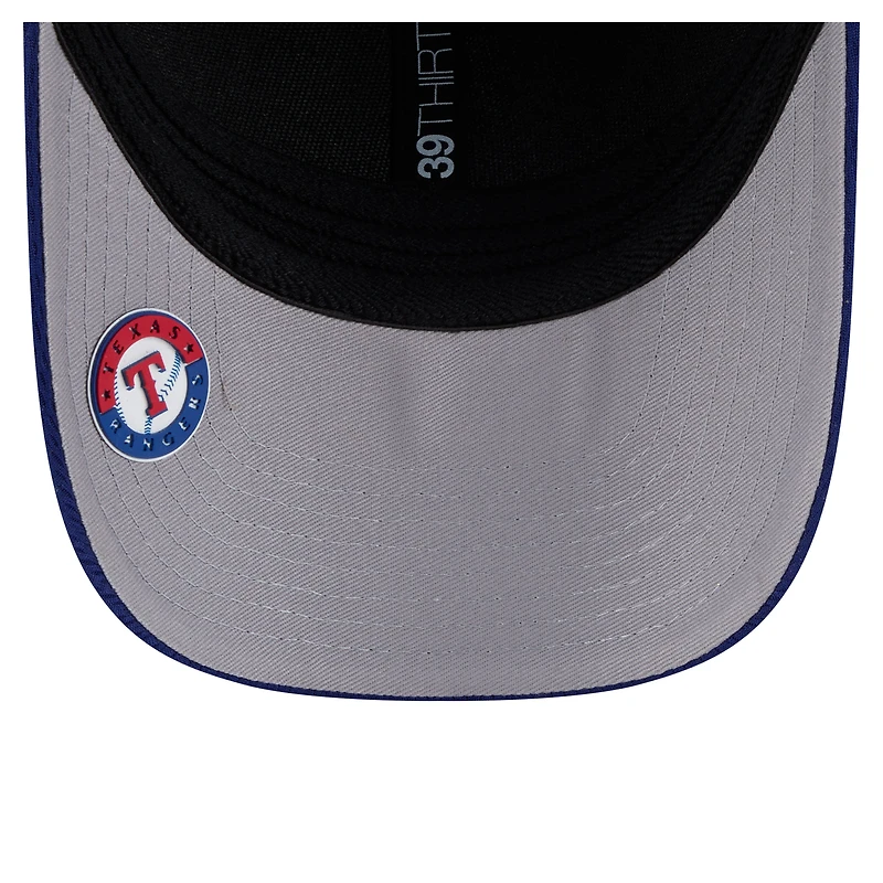 Casquette New Era Royal Texas Rangers Dash 39THIRTY Flex pour homme