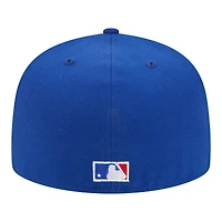 Casquette ajustée New Era Royal Texas Rangers Duo Logo 2.0 59FIFTY pour homme