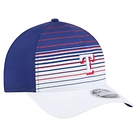 Casquette ajustable New Era Royal Texas Rangers Gradient 9FORTY M-Crown pour homme