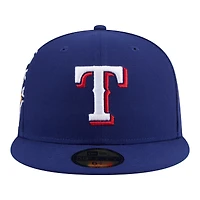 Men's New Era  Royal Texas Rangers Hidden Hit 59FIFTY Fitted Hat