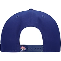 Men's New Era Royal Texas Rangers Logo Strike 9FIFTY Snapback Hat