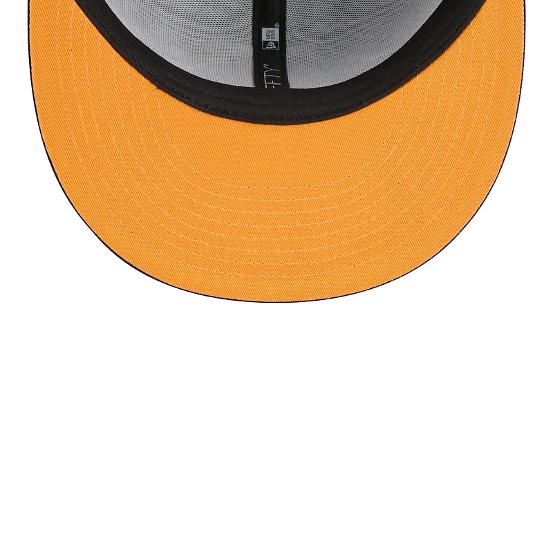 Casquette snapback New Era Royal Texas Rangers Looney Tunes Daffy Duck 9FIFTY pour homme