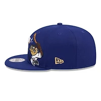 Men's New Era Royal Texas Rangers Looney Tunes Tasmanian Devil 9FIFTY Snapback Hat