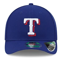Casquette ajustable New Era Royal Texas Rangers Player Replica 9FORTY pour homme