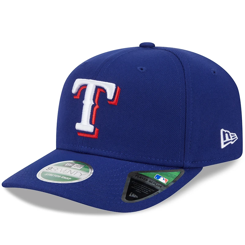 Casquette ajustable réplique 9SEVENTY bleu foncé des Texas Rangers de New Era pour homme