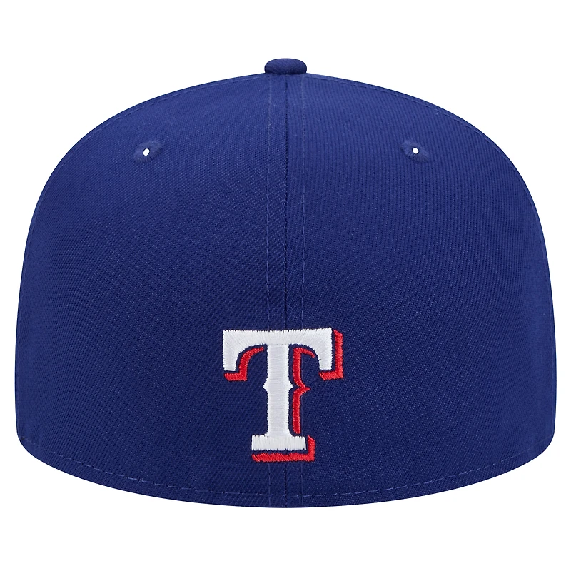 Casquette ajustée New Era Royal Texas Rangers Ransom 59FIFTY pour homme