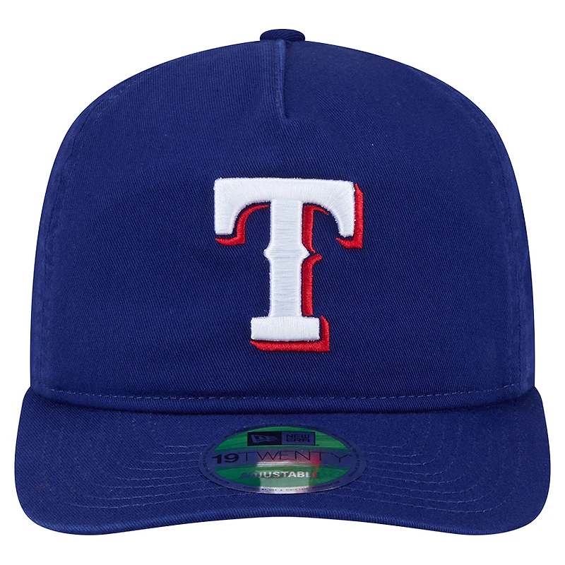 Casquette ajustable New Era Royal Texas Rangers Team 19TWENTY pour homme