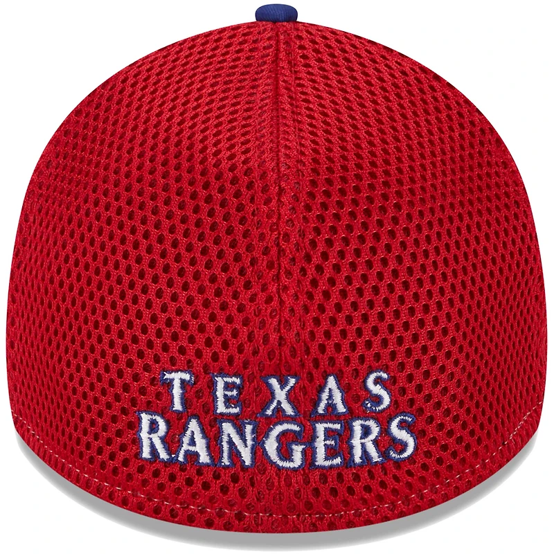 Casquette Flex New Era Royal Texas Rangers Team Neo 39THIRTY pour homme