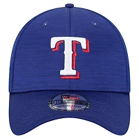 Casquette New Era Royal Texas Rangers Tech 39THIRTY Flex pour homme
