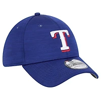 Casquette New Era Royal Texas Rangers Tech 39THIRTY Flex pour homme