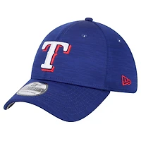 Casquette New Era Royal Texas Rangers Tech 39THIRTY Flex pour homme