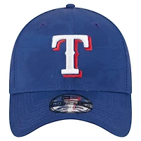 Casquette New Era Royal Texas Rangers 39THIRTY Flex pour homme, motif camouflage ton sur