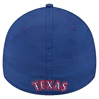 Casquette New Era Royal Texas Rangers 39THIRTY Flex pour homme, motif camouflage ton sur
