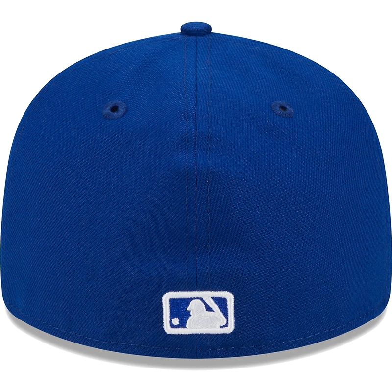 Men's New Era Royal Texas Rangers White Logo Low Profile 59FIFTY Fitted Hat