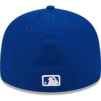 Men's New Era  Royal Texas Rangers White Logo Low Profile 59FIFTY Fitted Hat
