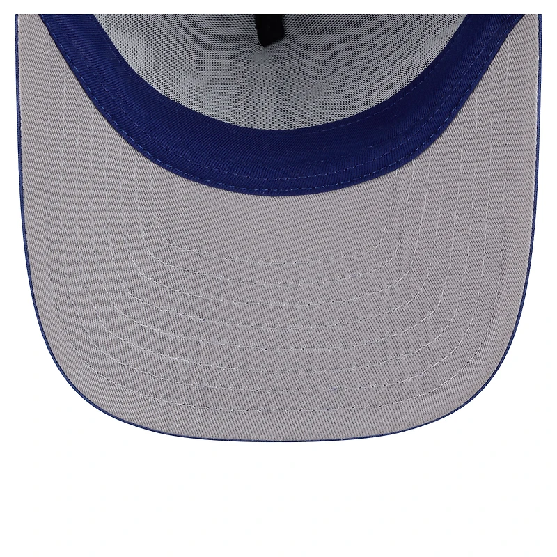 Casquette trucker New Era Royal Texas Rangers Worn A-Frame 9FIFTY pour homme