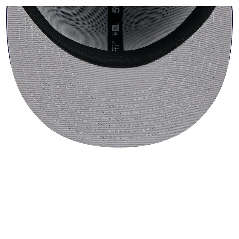 Casquette ajustée 59FIFTY New Era Royal Texas Rangers pour homme