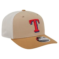 Men's New Era  Stone Texas Rangers 9SEVENTY Trucker Adjustable Hat