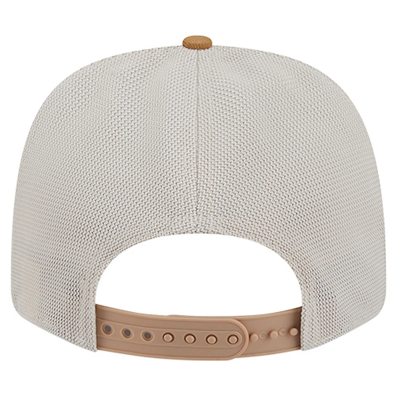 Men's New Era  Stone Texas Rangers 9SEVENTY Trucker Adjustable Hat