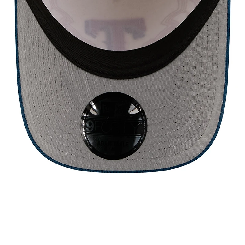 Casquette ajustable New Era Stone Texas Rangers Western Stitch 9FORTY pour homme