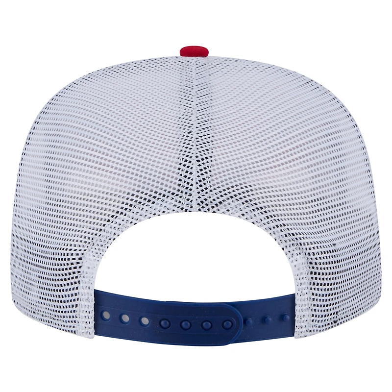 Casquette ajustable New Era Texas Rangers Tie-Dye Golfer Trucker pour homme