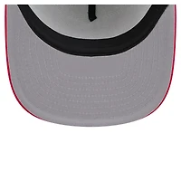 Men's New Era White/Red Texas Rangers Retro Script Trucker 9FIFTY Snapback Hat