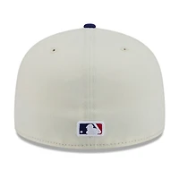 Men's New Era White/Royal Texas Rangers Blossom 59FIFTY Fitted Hat