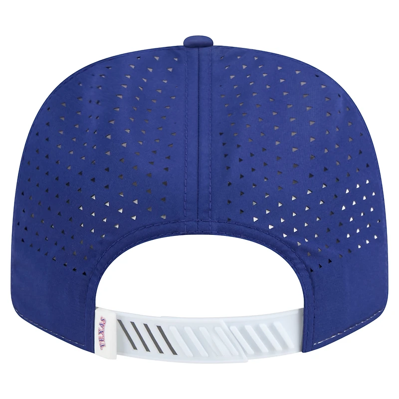 Casquette ajustable 9SEVENTY Texas Rangers blanche/bleue New Era pour homme