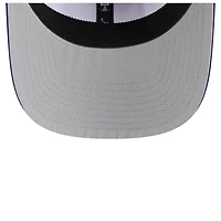 Men's New Era White/Royal Texas Rangers Established Patch 9SEVENTY Adjustable Hat