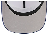 Men's New Era White/Royal Texas Rangers Retro Cut 19TWENTY Adjustable Trucker Hat